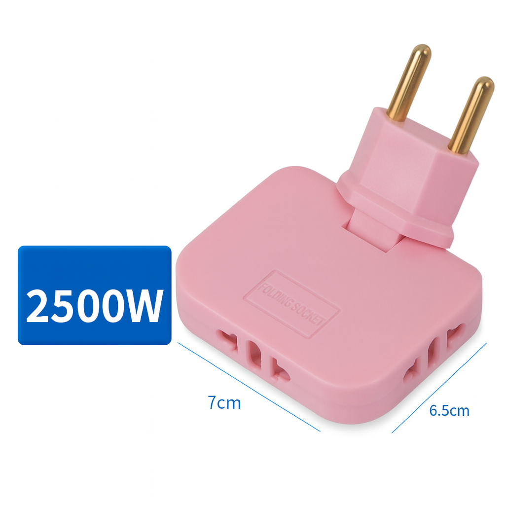 180° Faltbarer EU USB-A Adapter