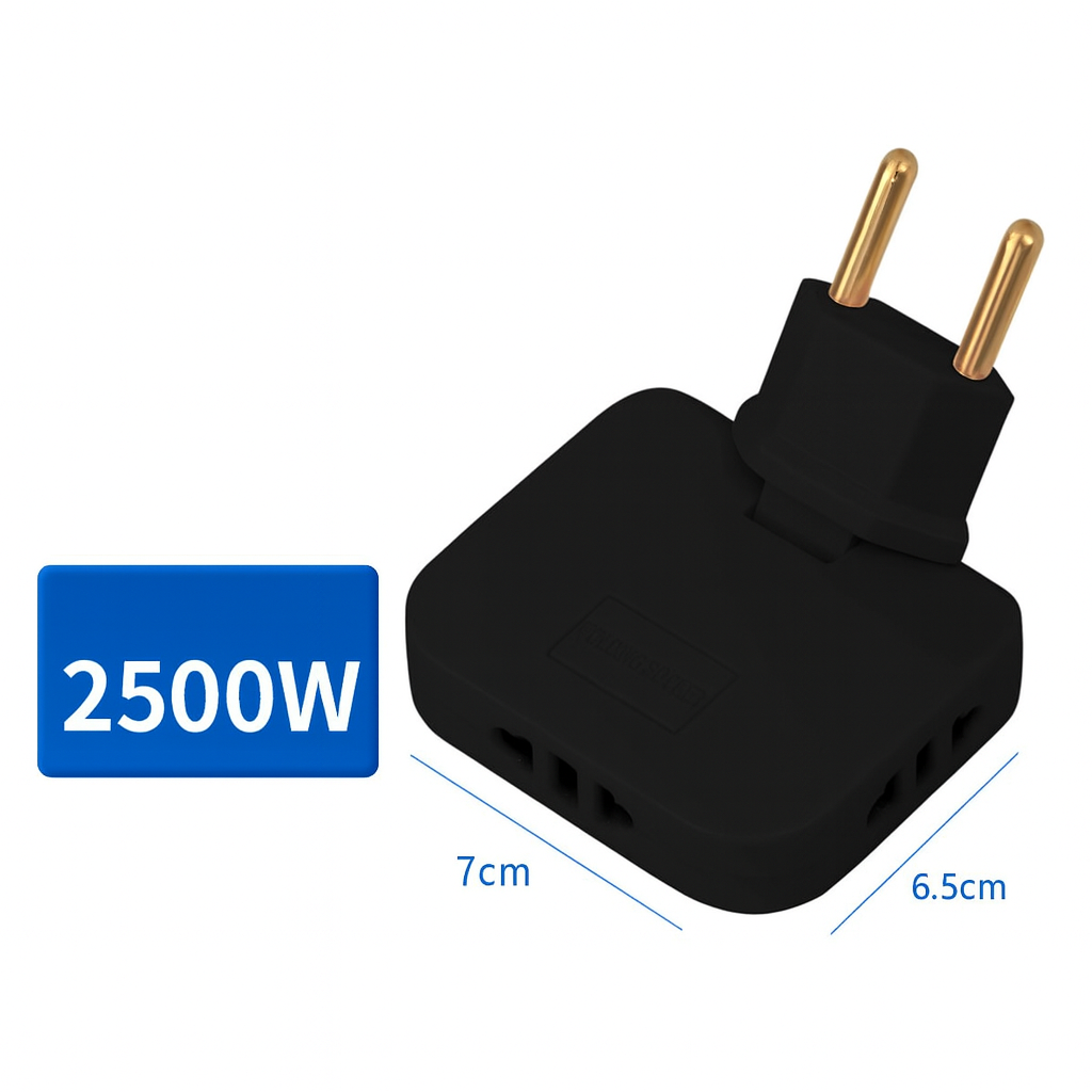 180° Faltbarer EU USB-A Adapter