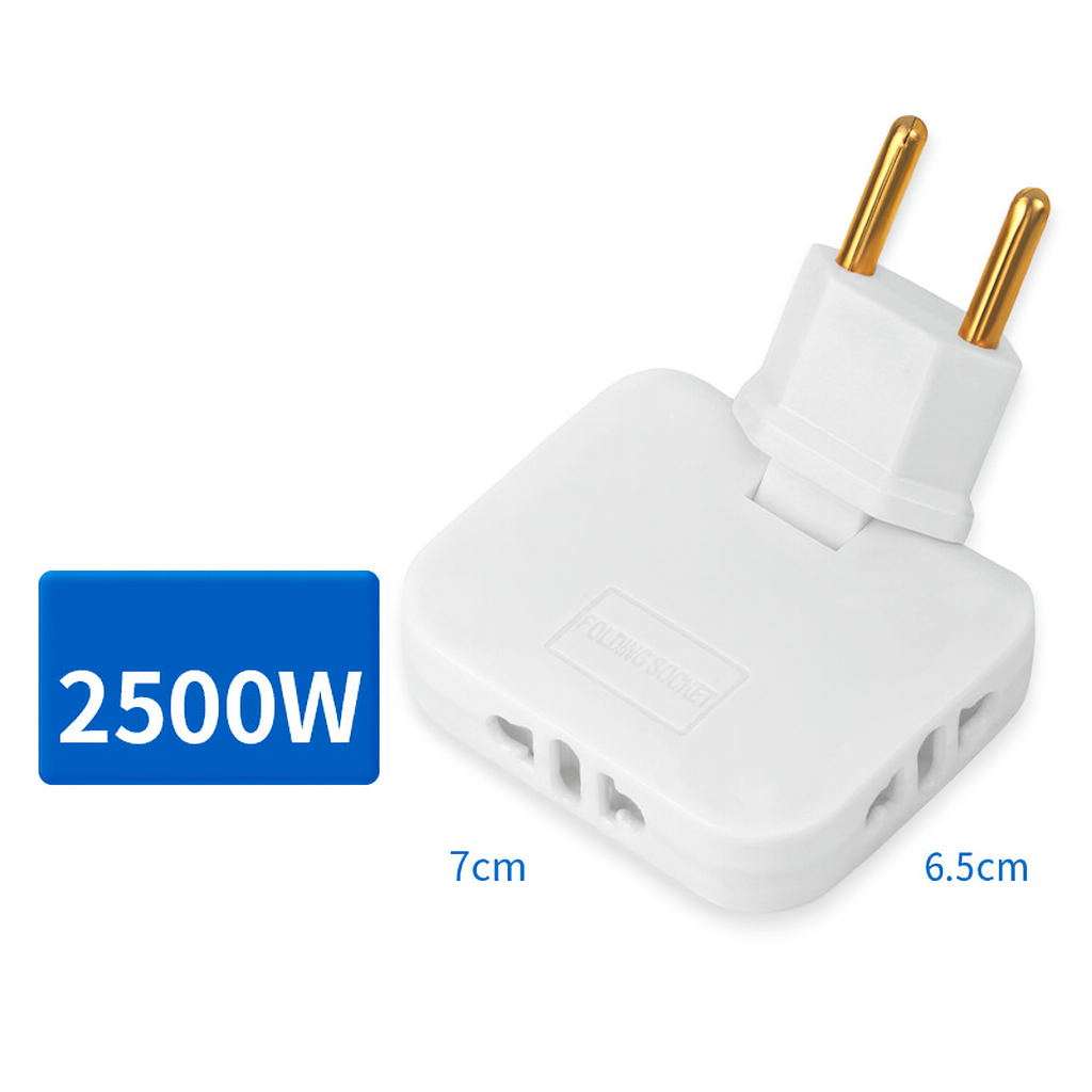 180° Faltbarer EU USB-A Adapter