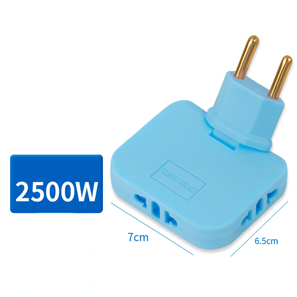 180° Faltbarer EU USB-A Adapter