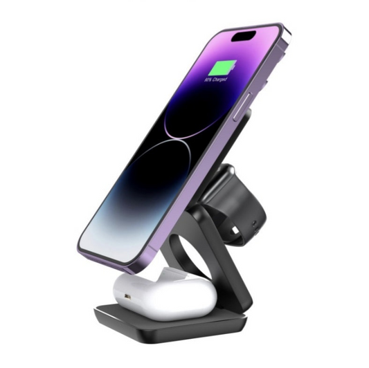 Faltbare 3-in-1 Kabellose Ladestation
