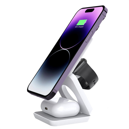 Faltbare 3-in-1 Kabellose Ladestation