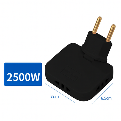 180° Faltbarer EU USB-A Adapter