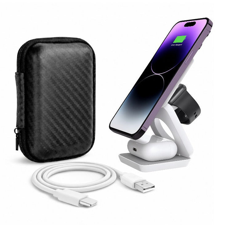 Faltbare 3-in-1 Kabellose Ladestation