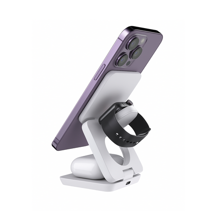 Faltbare 3-in-1 Kabellose Ladestation